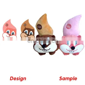 New Design Gift Customized Cute Plush Stuffed Animal Toy Doll for Crane Machine thumbnail-2