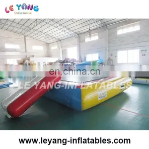 4m Jumping Bed Inflatable Water Trampoline , Rave Water Trampoline for Sale thumbnail-3