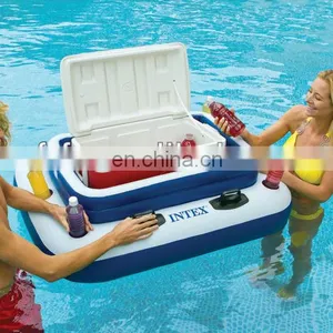 INFLATABLE FLOATING SWIMMING POOL BEVERAGE HOLDER COOLER thumbnail-1