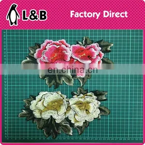 so Beautiful High Quality Sew on 3D Flower Patch for Garment thumbnail-1