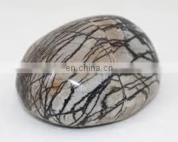 NATURAL JASPER CABOCHON/LOOSE SPIDERWEB JASPER STONE/WHOLESALE SPIDERWEB JASPER /NATURAL SPIDERWEB JASPER/JASPER FOR JEWELRY MAK thumbnail-1