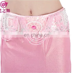 ET-124 Newest Product Ice Silk Sexy Beaded 3pcs/2pcs Children Belly Dance Clothes Wear Set thumbnail-4
