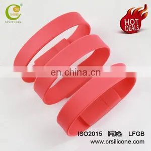 Factory High Quality Silicone Wristband Usb Flash Drive 1gb 2gb 4gb 8gb 16gb 32gb thumbnail-2
