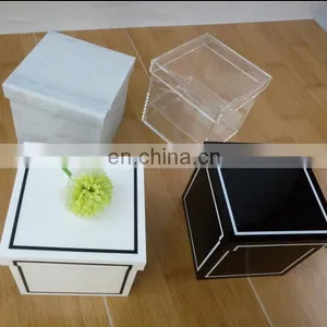 Wholesale Custom Color One Hole Acrylic Flower Box thumbnail-1