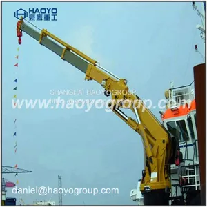 ABS/NK/BV/CCS Certified Knuckle Boom Hydraulic Marine Crane thumbnail-1