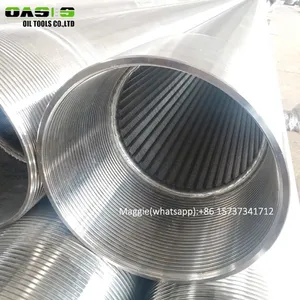 8inch Wedge Wire Screen Pipe Water Filter Screen With Thread Coupling thumbnail-5