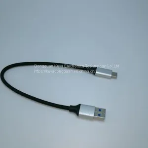 TYPE-C3.0Transfer Line A TO C Cable Braided Thread Aluminum Shell thumbnail-1