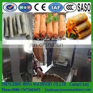 Spring Roll Peel Making Machine/Spring Skin /wrapper Forming Wrapper for Sale thumbnail-6