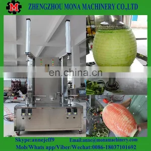 Double Blades Watermelon Big Fruit Peeling Machine for Sale thumbnail-5