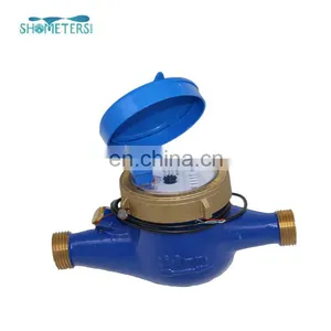 DN25 Multi Jet Impulse Output Water Meter of Brass thumbnail-7