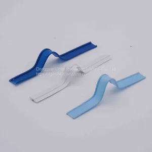 Double Wire Nose Bridge Adjustable Breathing Metal Aluminum Plastic Nose Clip thumbnail-1