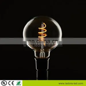 Soft/Double Filament Vintage Led Bulb G80 Spiral Filament 5w 6w Warm White Dimmable Bulb thumbnail-6