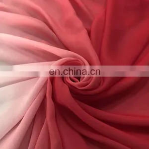 Wholesale Factory Price 100% Polyester 75D Gradient Chiffon Fabric For Dress thumbnail-4
