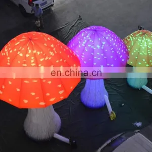 Outdoor Night Party Stage LED Lighting Decoration Balloon Colorful Inflatable Mushroom Shape thumbnail-4