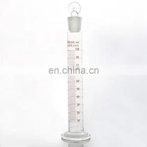 Laboratory Glass Measuring Cylinder With Ground-in Glass Stopper thumbnail-1
