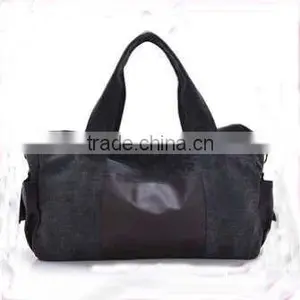 2016 Wholesale Large Capacity Unisex Leisure Canvas Travel Bag Backpack Shoulder Messenger Bag thumbnail-1