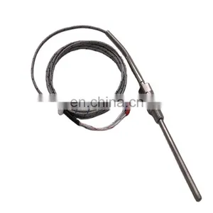 4.5*100mm of Thermocouple K Type With Corrugated Hose Lead Cable Length in 500/1000/1500mm thumbnail-1