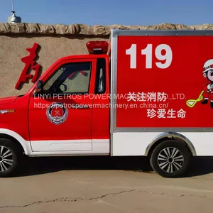 2T Electric Patrol Fire Engine Four-wheeled Small Fire Truck thumbnail-4