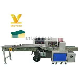 Automatic Horizontal Sponge Pillow Bag Packing Machine thumbnail-1