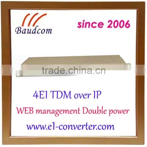 4 E1 Over Ethernet TDM Over IP Converter thumbnail-1