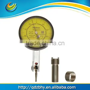 Mitutoyo 513-445E Dial Test Indicator, Basic Set, Tilted Face, 8mm Stem Dia., Yellow Dial, thumbnail-1