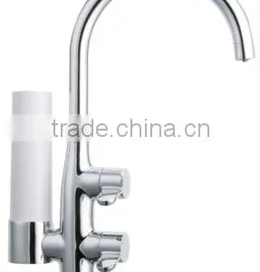High Pure Copper Faucet Tap and Water Filter 2 in 1 With Disposable Cartridge and Activated Carbon HFM thumbnail-3