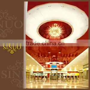 Energy Saving Red Crystal Chandelier Lighting Fixture thumbnail-1