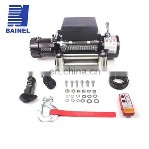 10000 Lbs Electric Winch With Remote Control 4*4 Suitable 3 Stage Planetary thumbnail-1