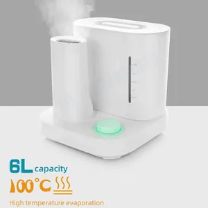6.0L High Temperature Disinfect Steam Separable Design Warm Mist Air Humidifier thumbnail-4