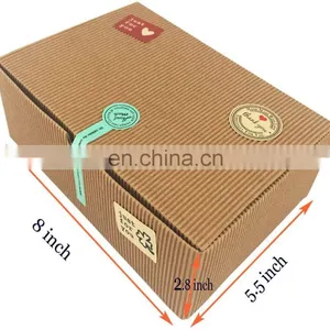 Chilly Treat Gift Boxes Set of 10 Bakery Boxes Decorative Cupcake Cookies Chocolate Boxes, 37 Stickers Included thumbnail-3