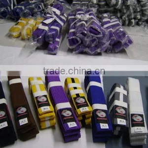 Jiu-Jitsu Belt With Custom Logo (white,blue,black,purple,brown,green,yellow,orange,grey,green) thumbnail-2