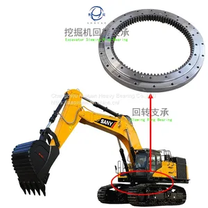 Aoxuan Single Row Ball Slewing Bearing Ring For SANY And so on Excavator's Bearings thumbnail-1