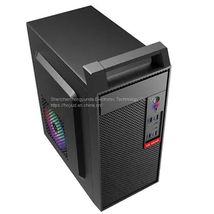 Esports Unique Display Office Games Mini Home Assembly Chicken Eating Desktop Computer Host Machine Host+24 Inch Esports Display Complete Set thumbnail-4