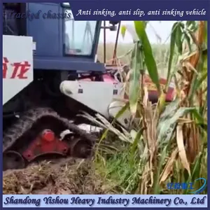 Corn Harvester Modified With Half Track Anti-skid and Anti Sinking thumbnail-2