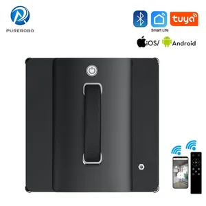 PUREROBO W-S9 Window Cleaning Robot Bluetooth And Remote Control Smart Glass Cleaning Machine UPS System One Touch Cleaning Easy To Use thumbnail-1