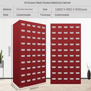 TCM Apothecary Cabinet for Luxury Wellness Spas and Clinics | Authentic Heritage Look thumbnail-3