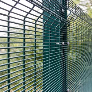 3D Curved Welded Wire Mesh Fence Panel - PVC Coated Hot Dipped Galvanized for Garden Security thumbnail-2