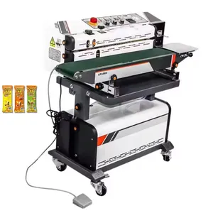 Nitrogen Gas Flushing Vacuum Sealing Automatic Continuous Bag Band Sealer Sealing Machine With Printer thumbnail-5