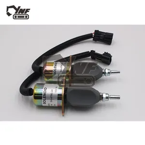 24V Fuel Stop Solenoid SA-4780-24 1751ES-24A7UC9B5S5 99453479 Cut off Solenoid for Excavator Construction Machinery Parts thumbnail-1