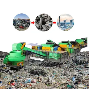 Waste Sorting Shredding RDF Production Line Waste Plastic to Fuel Machine EPC thumbnail-1