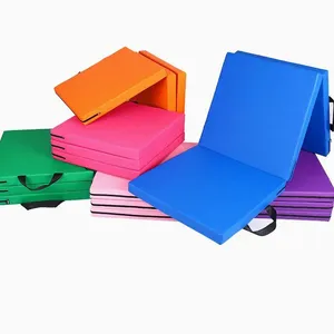 Three or Four Folding Gymnastic Mats for Exercise thumbnail-1