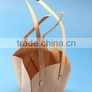 Kraft Paper Bag Paper Waterproof Bag for Flower Packaging thumbnail-4