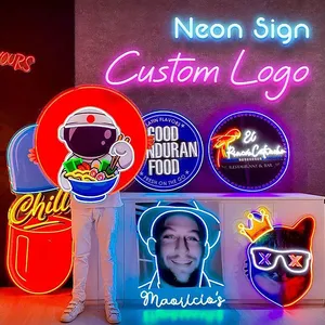 Acrylic Letters Logo Uv Neon Sign Custom Design Led Neon Light Up Sign For Business thumbnail-3