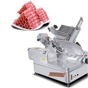 MO-QDMECH Electric Meat Slicer Machine RL117 12 Inch Commercial Stainless Steel Blade Frozen Beef Mutton Slicer 48 Pcs/min thumbnail-1
