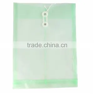A4 Colorful Transparent Portfolio Folder With Rope thumbnail-2