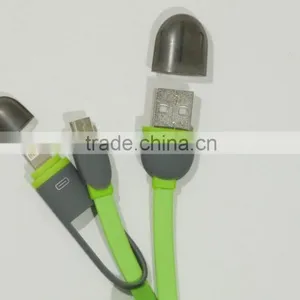 Blue Color Zipper Standard Length USB Charger Cable Assembly thumbnail-4