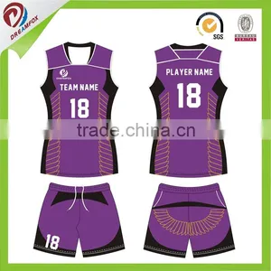 Reversible Volleyball Jersey Sublimation Professional Custom Volleyball Jersey thumbnail-2
