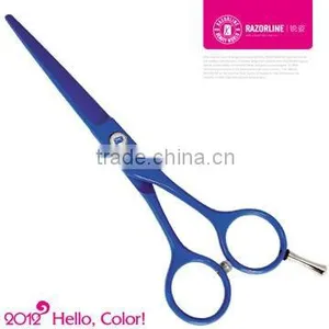 R8 Blue Teflon Coating Hair Cutting Sicssor thumbnail-1