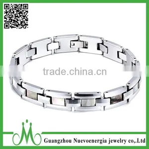 High Quality Unisex Tungsten Bracelet Metal Gold Plating Jewelry Trending Hot Products Thin Magnetic Bracelet thumbnail-3