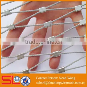 High Quality Good Price Stainless Steel Wire Rope Mesh Net thumbnail-1